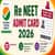 Re NEET UG 2026 Admit Card: Download Link on June 14 at neet.nta.nic.in